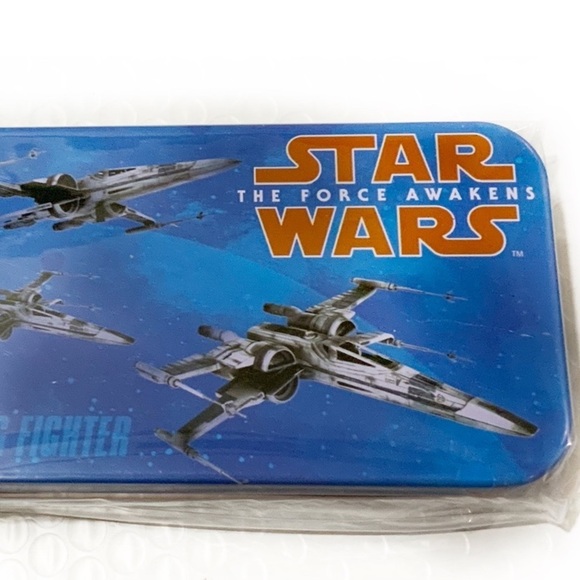 Star Wars Tin Case Storage Box The Force Awakens - Picture 5 of 8